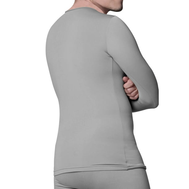 CAMISETA termica doble felpa cuello redondo manga larga para Hombre Hackman HC CSFCRC 21 Walmart en linea
