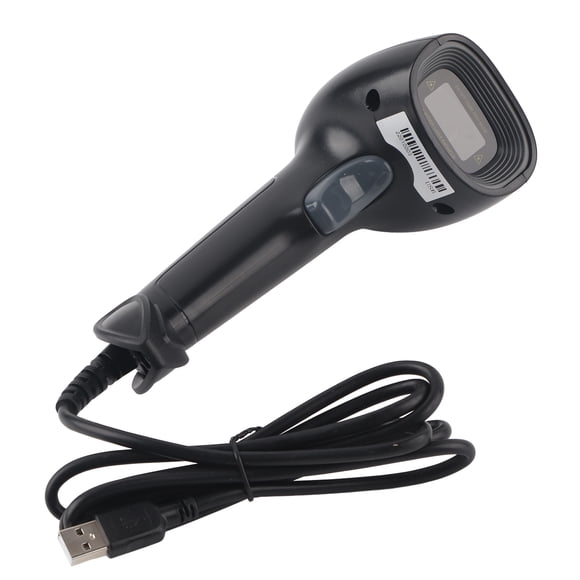 Lector de código de barras portátil 1D, lector de código de barras con imagen, pistola de escaneo con cable USB para tiendas y supermercados