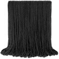 thumbnail image 1 of 100 collares de cuentas negras SHAOQINLIN, 84 cm, cuentas de fiesta, 1 of 7