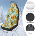 thumbnail image 7 of Uorisanigo Universal Front Car Seat Covers Washable Sunflower Butterfly High Back Front Car Seat Protectors - Fit for Most Cars, Trucks, SUVS, Vans 2 PCS Non Slip Auto Cover Sets, 7 of 7