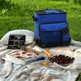 thumbnail image 5 of ACDANC 2026 New Rolling Cooler, 43L Large Leakproof Soft Cooler Bag with Wheels and Handle for Beach Camping Patio Travel Outdoor, Blue for Beach Trips, Picnics, Tailgating, Camping, Outdoor Parties, 5 of 7