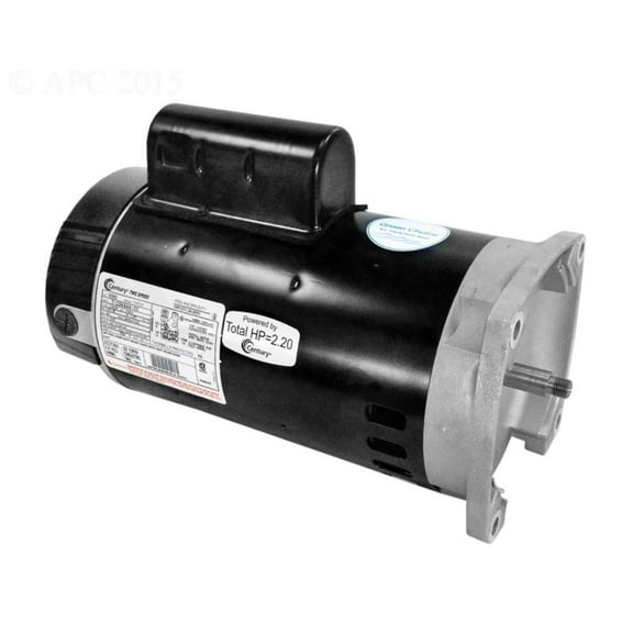 The Pool Supply Shop 1.5 to 0.19 HP Square Flange Dual Speed Pool Pump Motor, 1.47 SF