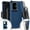 Navy Blue, variant on GSA Deluxe Textured Stripe Holster Case for Samsung Galaxy S20 Ultra - Blue/Black