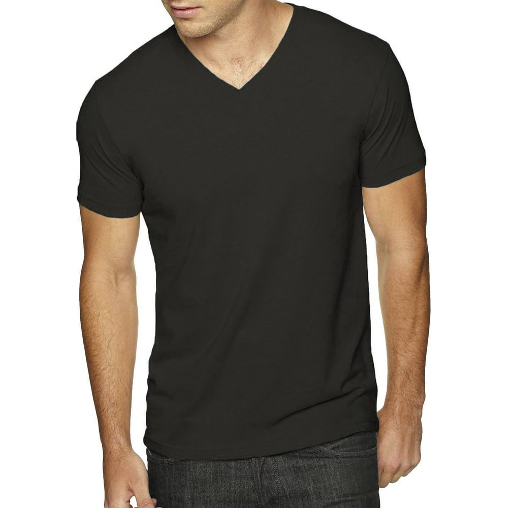 Ma Croix - Ma Croix Men's Premium Solid Cotton V Neck T-Shirts Short ...