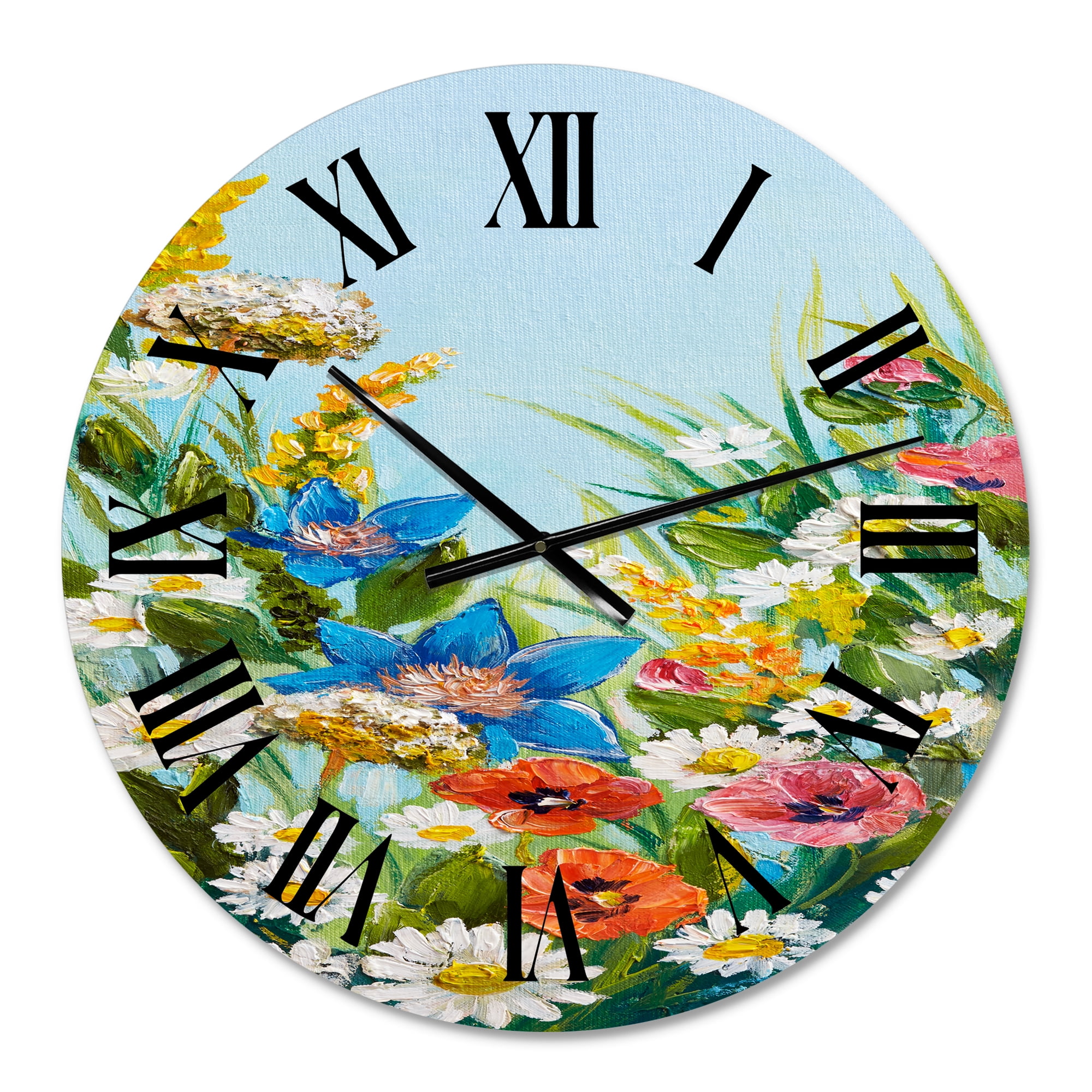Designart 1 in Quartz Traditional Wall Clock