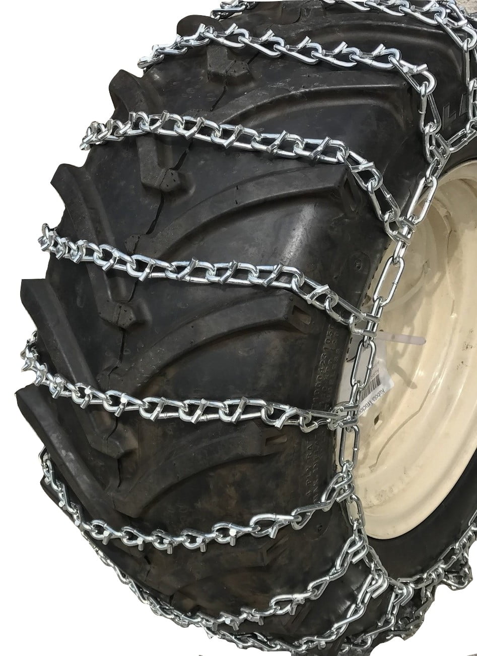 Snow Chains 20x8.00x10, 20x8x8 VBAR Medium Duty Tractor Tire Chains