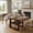 Walnut, variant on Noble House 43.3"-59.05" Extendable Round Dining Table, Oval Kitchen Table with Storage Shelf, Black