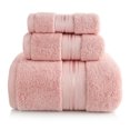 thumbnail image 1 of Coofit Bath Towels Set Cotton 3PCS Super Absorbent Washcloth Hand Towel for Bathroom, 1 of 10