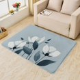 thumbnail image 2 of Flower Rugs for Living Room Bedroom - Modern Rug 5x8 - Floral Carpet for Home Decor - Washable Non Slip Patterned Indoor Large Area Rug - Soft & Low Pile (ZJ&571), 2 of 7