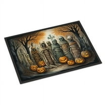 Carolines Treasures DAC2257JMAT 24 x 36 in. Unisex Mummies Spooky Halloween Indoor or Outdoor Mat