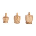 thumbnail image 4 of CRAFTHROU Wood Hand Grinder Pestle Log Color Spice Grinding Tool For Kitchen Utensil For Home Users 1Set, 4 of 8