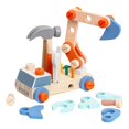thumbnail image 1 of Juego de herramientas de madera para coche, juego de herramientas para niños, desmontaje y montaje de tuercas, de simulación, juguetes de aprendizaje, 1 of 9