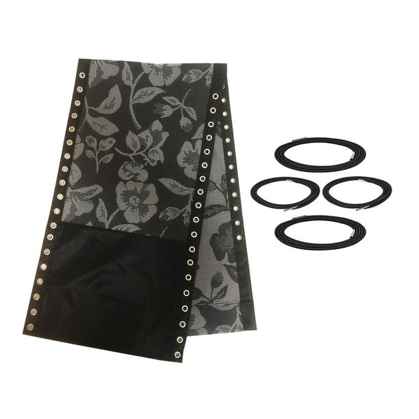 Tela de repuesto universal de 62,99 x 16,93 pulgadas para sillón reclinable de ocio y salón. Flor impresa