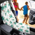 thumbnail image 4 of Chririnla Front Seat Cover Machine Washable Microfiber, Compatible with Van Truck Seat, for Cars Trucks SUVs, Green Frog Mushroom, 4 of 7