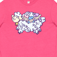thumbnail image 4 of Inktastic Fluffy Sheep Family Youth T-Shirt, 4 of 5
