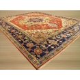thumbnail image 5 of EORC Rust Hand Knotted Wool Traditional Serapi Rug, 2'6 x 12', 5 of 7