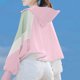 thumbnail image 5 of TaTaai Womens UPF 50+ Sun Protection Hooded Jacket Long Sleeve Lightweight Windbreaker Quick Dry Breathable Outdoor Running Hiking Summer Wear Gift, 5 of 5