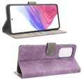 thumbnail image 2 of Wallet Case for Samsung A33 5G,Card Slots[RFID Blocking],Durable Flip Folio Kickstand Magnetic Closure Retro Premium Leather Wallet Wrist Strap Shockproof Case for Samsung Galaxy A33 5G, Purple, 2 of 10