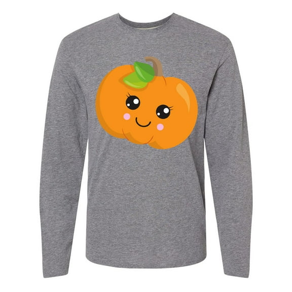 Inktastic Halloween Pumpkin, Smiling Pumpkin, Trick or Treat Long Sleeve T-Shirt