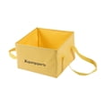 thumbnail image 3 of Cubo de agua plegable Cuenca de do ligero para acampar de pesca de jardinería Amarillo, 3 of 8