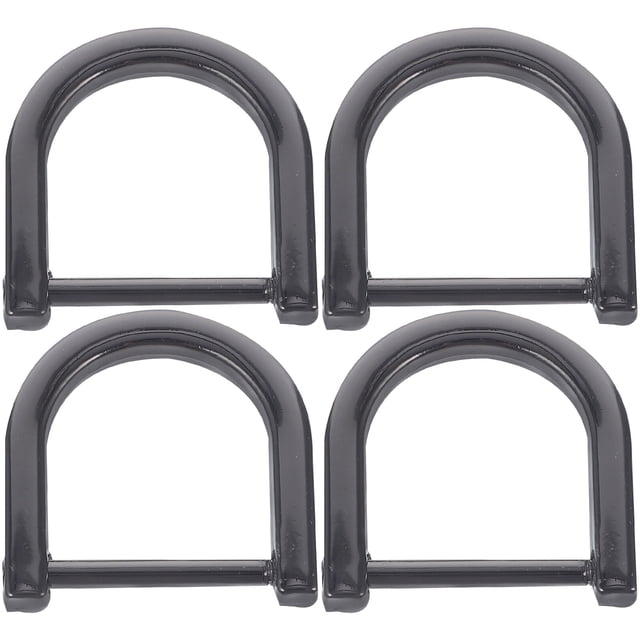 Miangastore 4 Pcs Accessoires de Bagages Anneau de Réglage de Sangle d'Épaule Alliage de Zinc Anneau Semi-Circulaire pour Sacs Métal