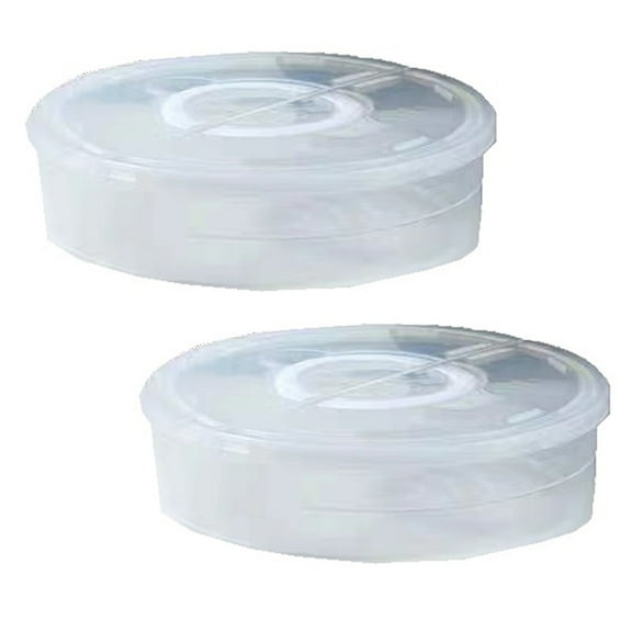 HOT! Plastic Pie Box with Lid Fresh-Keeping Handle Suitable for Transport