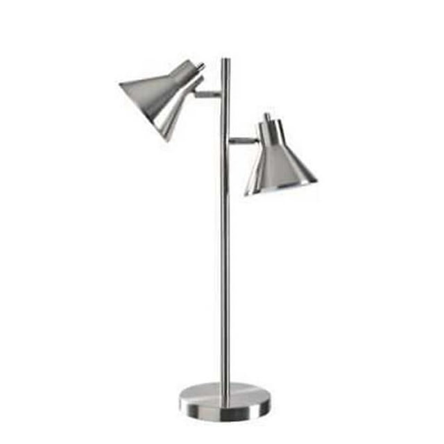Kenroy Home 33075BS Ash Table Lamp - Brushed Steel