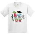 thumbnail image 3 of Inktastic My Daddy Did It and He Did It for Me with Graduation Cap Youth T-Shirt, 3 of 5