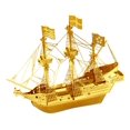 thumbnail image 1 of Fascinations Metal Earth 3D Laser Cut Model Golden Hind Ship Boat - Golden Version, 1 of 2