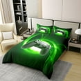 thumbnail image 2 of Erosebridal Gamer 100% Cotton Comforter Cover Full,Video Gaming Bedding Full Size,Gradient Bedroom Decor,Reversible,Lightweight,3-Piece(No Comforter), 2 of 6