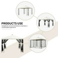 thumbnail image 3 of Ainfox 10x10 ft Patio Gazebo Outdoor with Solar LED Lights and Mosquito Netting Curtains ,Beige, 3 of 8