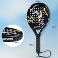 thumbnail image 4 of CAMEWIN Raqueta de Pádel con Funda de Pádel Profesional con Superficie de Fibra de Carbono y Núcleo de Espuma Flexible de Memoria EVA para Principiantes con Cubierta, 4 of 8