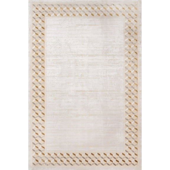 Cream Geometric Area Rugs for Living Room Washable Rugs Boho Moroccan Area Rug Soft Neutral Geometric Bohemian Carpet Distressed Indoor Rug for Bedroom Dining Room Office Foldable Nonslip Rug