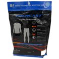 thumbnail image 3 of Men's Thermal Base Layer Long Johns Cotton Blend Top And Bottom Set (M, Black), 3 of 3