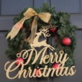 thumbnail image 2 of Adornos de madera para árbol de Navidad, decoración navideña, regalos para familiares y amigos, 2 of 4