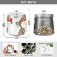 thumbnail image 2 of Yayeee Ashtray with Lid for Cigarette Smokeless Stainless Steel Home Ash Holder, Colorful Skeleton, 2 of 7