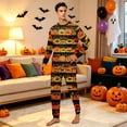 thumbnail image 4 of 2026 Matching Family Halloween Pajamas Set, Fall Sleepwear, Ghost & Pumpkin Printed Holiday Sleepwear, Soft Loungewear PJs Outfit, 4 of 5
