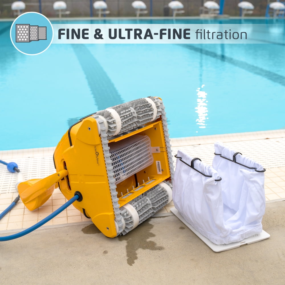 Dolphin Wave 100 Commercial Robotic Pool Cleaner with Caddy 9999096X-USW