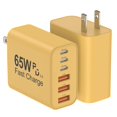 thumbnail image 1 of Cargador de pared LUCKYASIN 65W con 6 puertos USB-C, paquete de 2 unidades, 1 of 6
