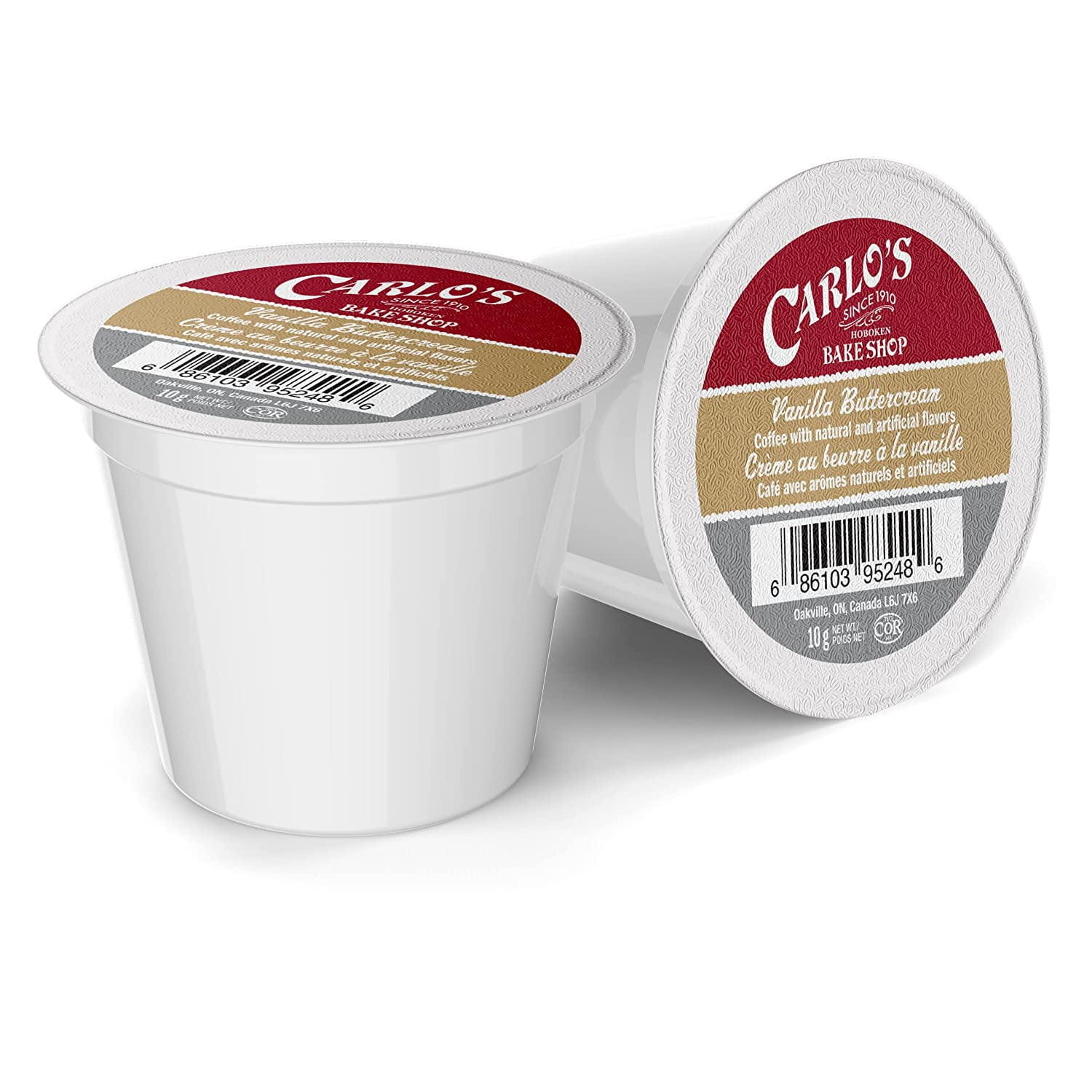 Cake Boss Vanilla Buttercream Medium Roast Coffee, for Keurig K Cups Brewers, 24 Count