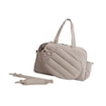 thumbnail image 4 of Bolsa de tenis para mujer con compartimento para zapatos y bolsillo impermeable, ligera, impermeable, para llevarla durante noche o el fin de marrón, 4 of 8