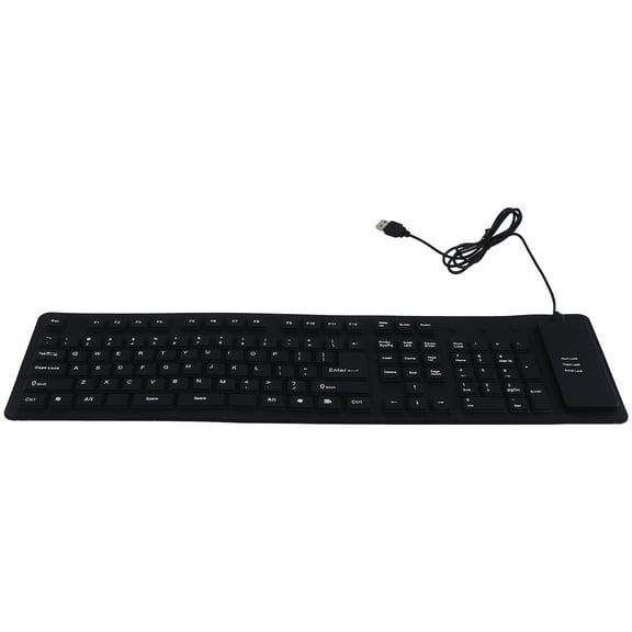 ORDDIART Wired Keyboard for Computer with Quiet Keys and Waterproof Design 1Pcs