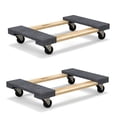 thumbnail image 1 of Costway 2 Pcs Roulettes de Transport de Meubles 30"x18 Pouces Capacité 1000lbs, 1 of 9