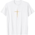 thumbnail image 1 of Cruz Cristiana Oro Jesús Camiseta, 1 of 3