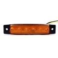 thumbnail image 3 of 10 PCS 6LED/pc AUTO Signal Indicator Side Marker Lamp Rear Lights Clearance Tail Lights for Bus Truck Van Caravan RV Lorry, 3 of 8