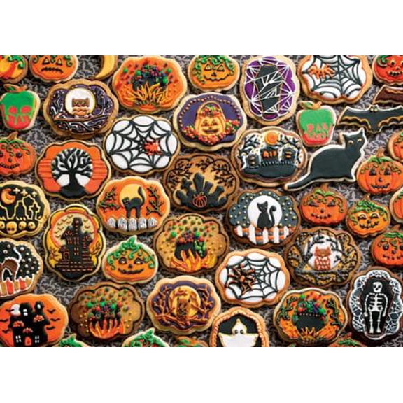 Outset 350 Family Pieces Halloween Cookies Cobble Hill Puzzle Standard