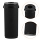 thumbnail image 1 of unbranded Porta Pañuelos Redondo Para Auto De Cuero Negro Con Elegante Y Almacenamiento, 1 of 8