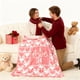 thumbnail image 4 of Lunxisen 4 Pcs Valentine's Day Throw Blanket Red Pink Heart Plaid Fuzzy Blanket Romantic Love Heart Decorative Soft Cozy Flannel Blanket for Mom Couple Home Bed Couch Chair.(100*130cm), 4 of 9