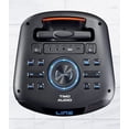 thumbnail image 3 of Peak to 800W Wireless Rechargeable Portable PA System/Speaker with KARAOKE Function, LED Party Light, Wireless Microphone, Remote Control, Built in Handel (800W with 2 Wireless Mic), 3 of 9