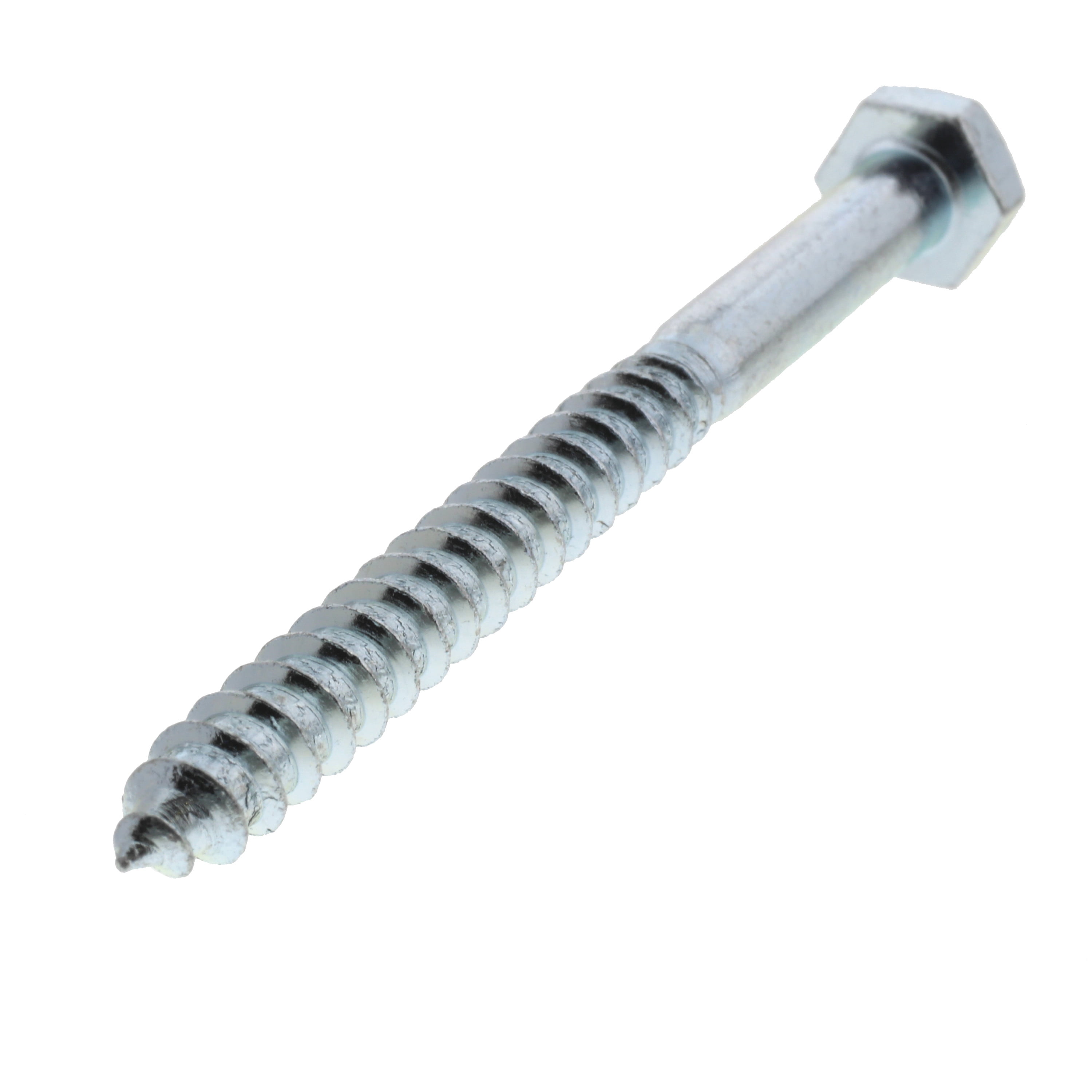 Bulldog Hardware 1/4 in. x 3 in. Lag Screw, Zinc Plated (3 Pack)